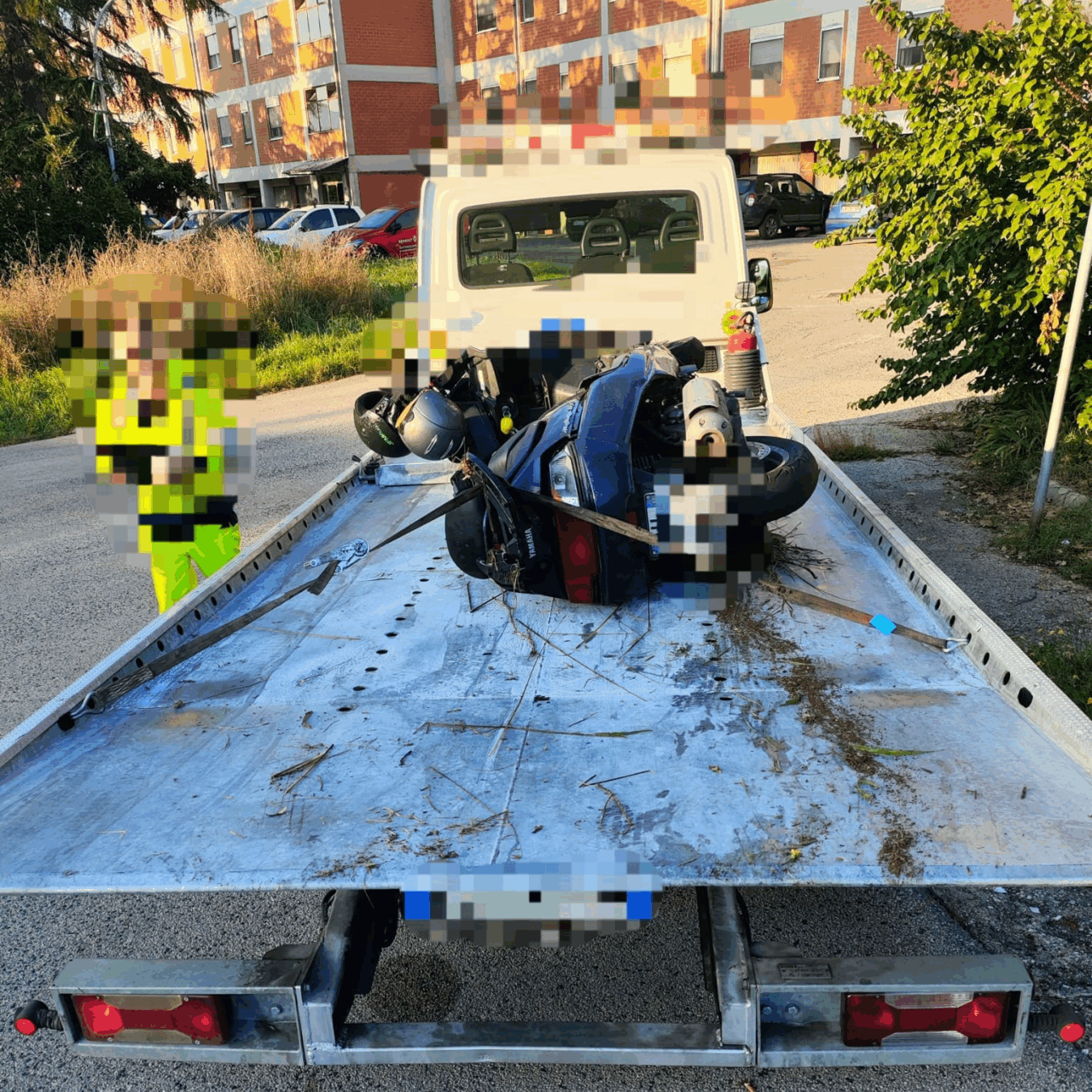 Incidente in via Buozzi, grave centauro