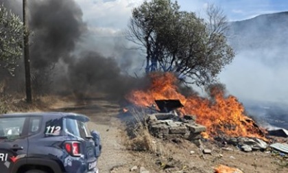 Incendio di rifiuti, denunciato un agricoltore