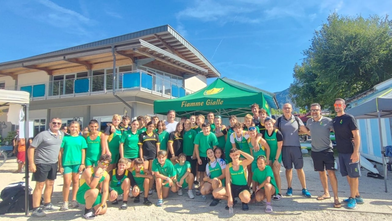 Fiamme Gialle super al Lago di Caldonazzo