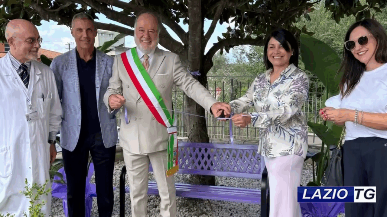 Inaugurata la Panchina Lilla presso il Centro Diagnostico