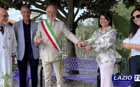 Inaugurata la Panchina Lilla presso il Centro Diagnostico
