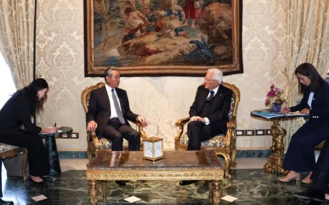 Italia: Mattarella incontra ministro cinese Esteri Wang Yi a Roma (2)