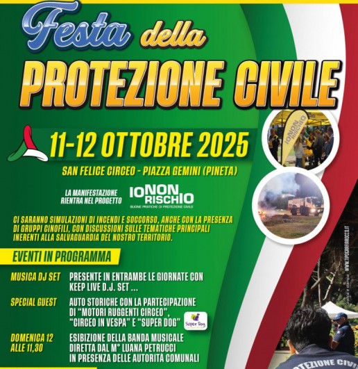 Torna la Festa della Protezione Civile