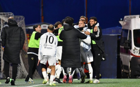 Sorrento-Latina 2-2. I nerazzurri sciupano due gol di vantaggio