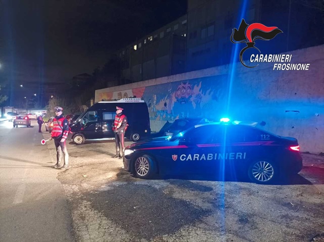 Alcol, droga e velocità. Multe e controlli dei Carabinieri nel fine settimana
