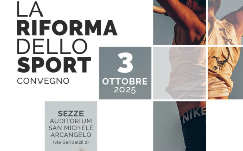 “La riforma dello sport”, il convegno