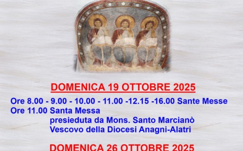 Chiusura del Santuario della Santissima Trinità