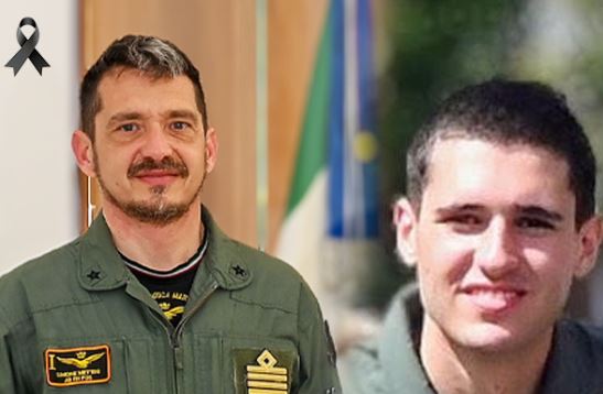 Tragedia aerea, oggi i funerali dei due militari
