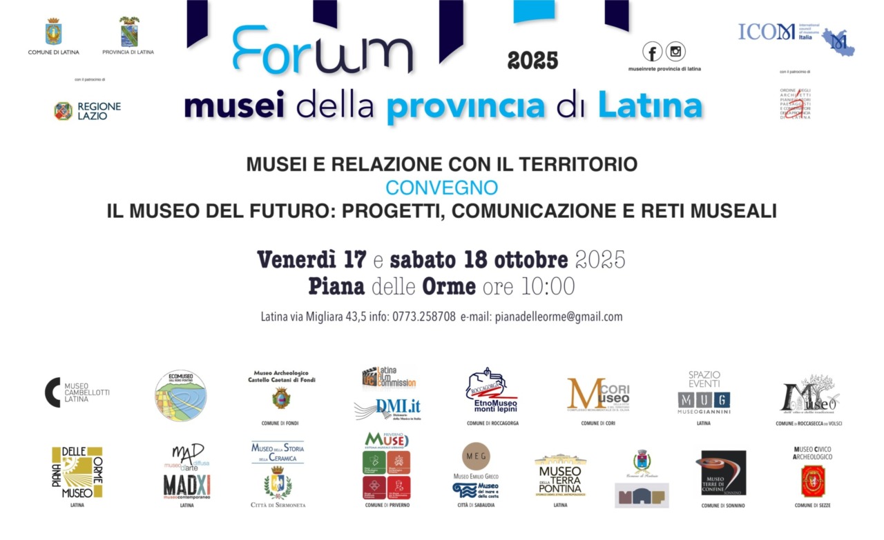 Musei in rete, il 17 ed il 18 ottobre il Forum 2025