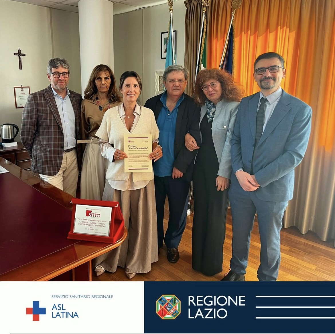 Oncologia Territoriale, riconoscimento alla Asl