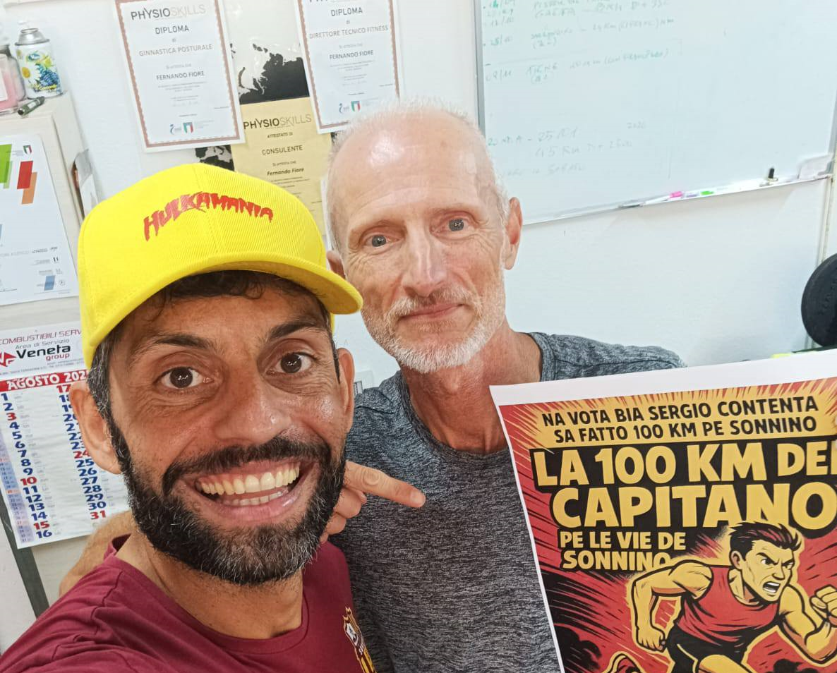 Sergio Contenta, a 100 chilometri dalla pensione