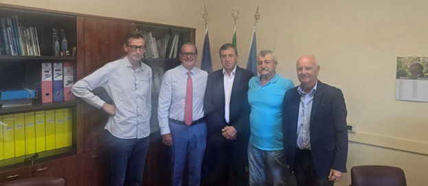 Incontro del Consorzio Lazio Sud Ovest con il Consigliere Regionale Cosmo Mitrano