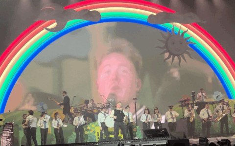 La Banda Rossini sul palco del tour di Alfa