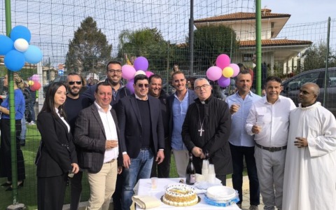 Inaugurato il nuovo campo della Parrocchia del Buon Pastore