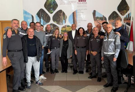 Provincia, la consegna dei nuovi gradi al Corpo di Polizia Provinciale