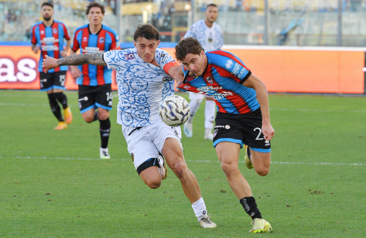 Altro gol subito a freddo, il Latina perde anche a Catania (1-0) e per Bruno si mette male
