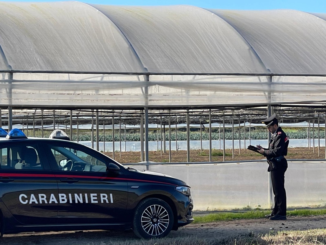 Operaio cade dalla scala mentre effettua lavori di manutenzione