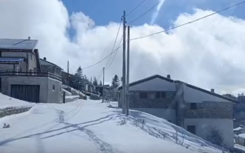 Neve sui monti della ciociaria e sui Lepini. A Campostaffi 20 cm di accumuli