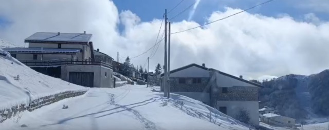 Neve sui monti della ciociaria e sui Lepini. A Campostaffi 20 cm di accumuli