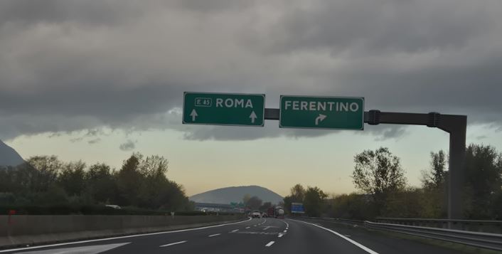 A1 Milano-Napoli: chiuso per una notte il tratto Ferentino-Anagni verso Roma