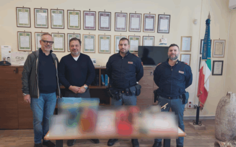Donati alla Fondazione “Don Cosimino Fronzuto” i generi alimentari sequestrati in un’operazione di polizia