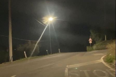Nuovi lampioni sulle intersezioni della strada provinciale Le Pastine