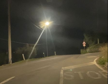 Nuovi lampioni sulle intersezioni della strada provinciale Le Pastine