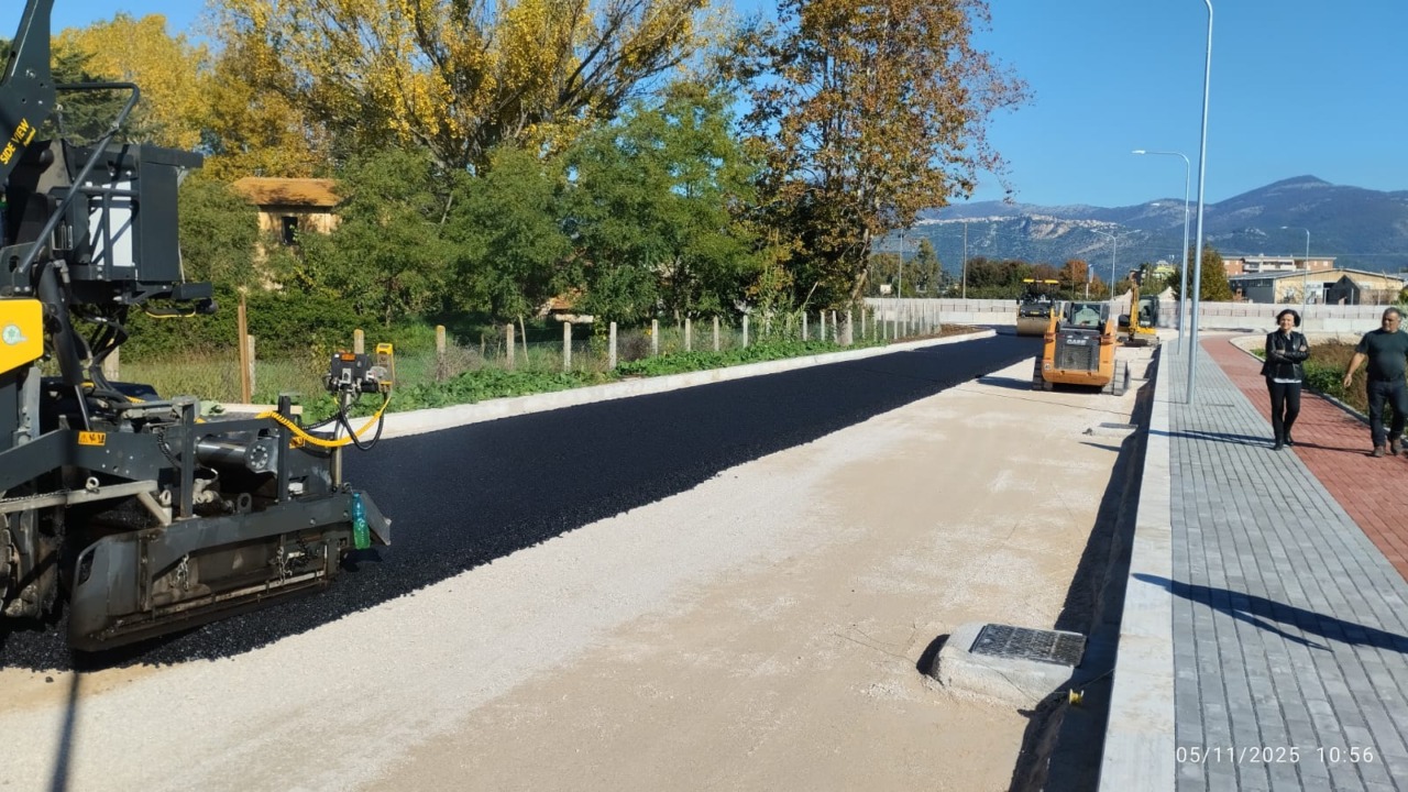 Verso il completamento il nuovo asse viario tra via delle Industrie e Largo Platone