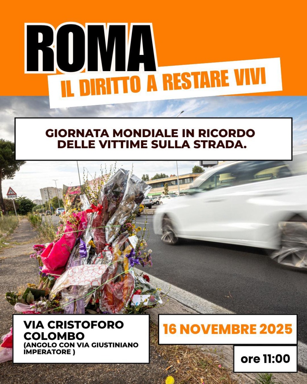 Giornata vittime della strada, le iniziative