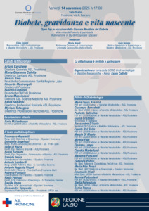 Diabete, gravidanza e vita che nasce: incontro di informazione e sensibilizzazione