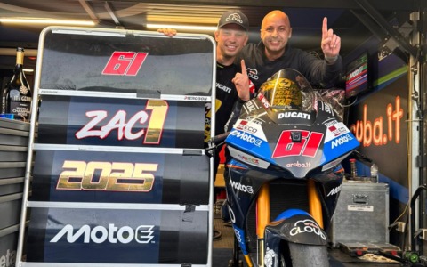 MotoE, sul tetto del Mondo il ciociaro Andrea Saccucci