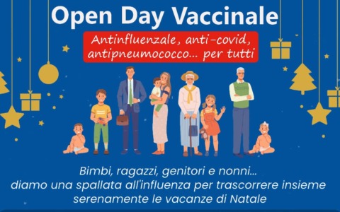 Influenza e Covid, Open Day vaccinale sabato 29 novembre