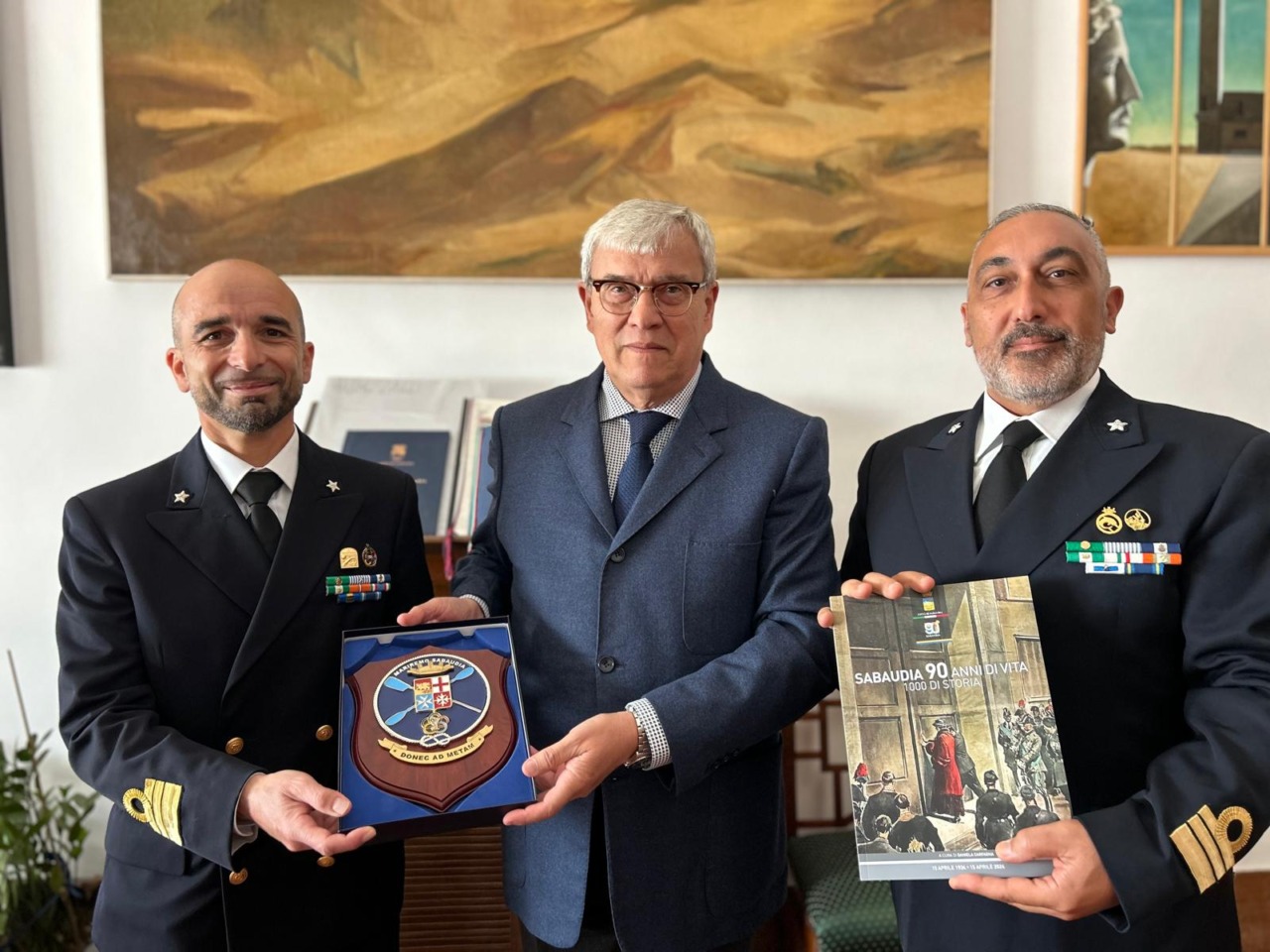 Cambio della guardia al Centro Sportivo Remiero. Massimiliano Caramia è il nuovo comandante