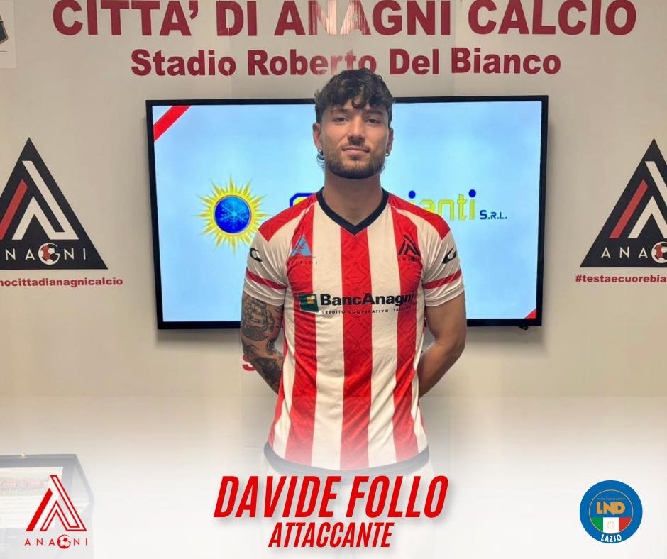 Davide Follo all’Anagni. Manoni lascia il Terracina e va alla Viterbese. L’ex Gaeta Massella va al Grifone