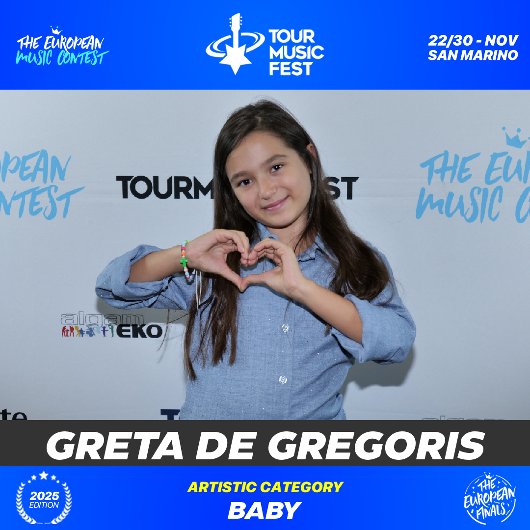 Greta De Gregoris, una bambina prodigio alla finale del Tour Music Festival