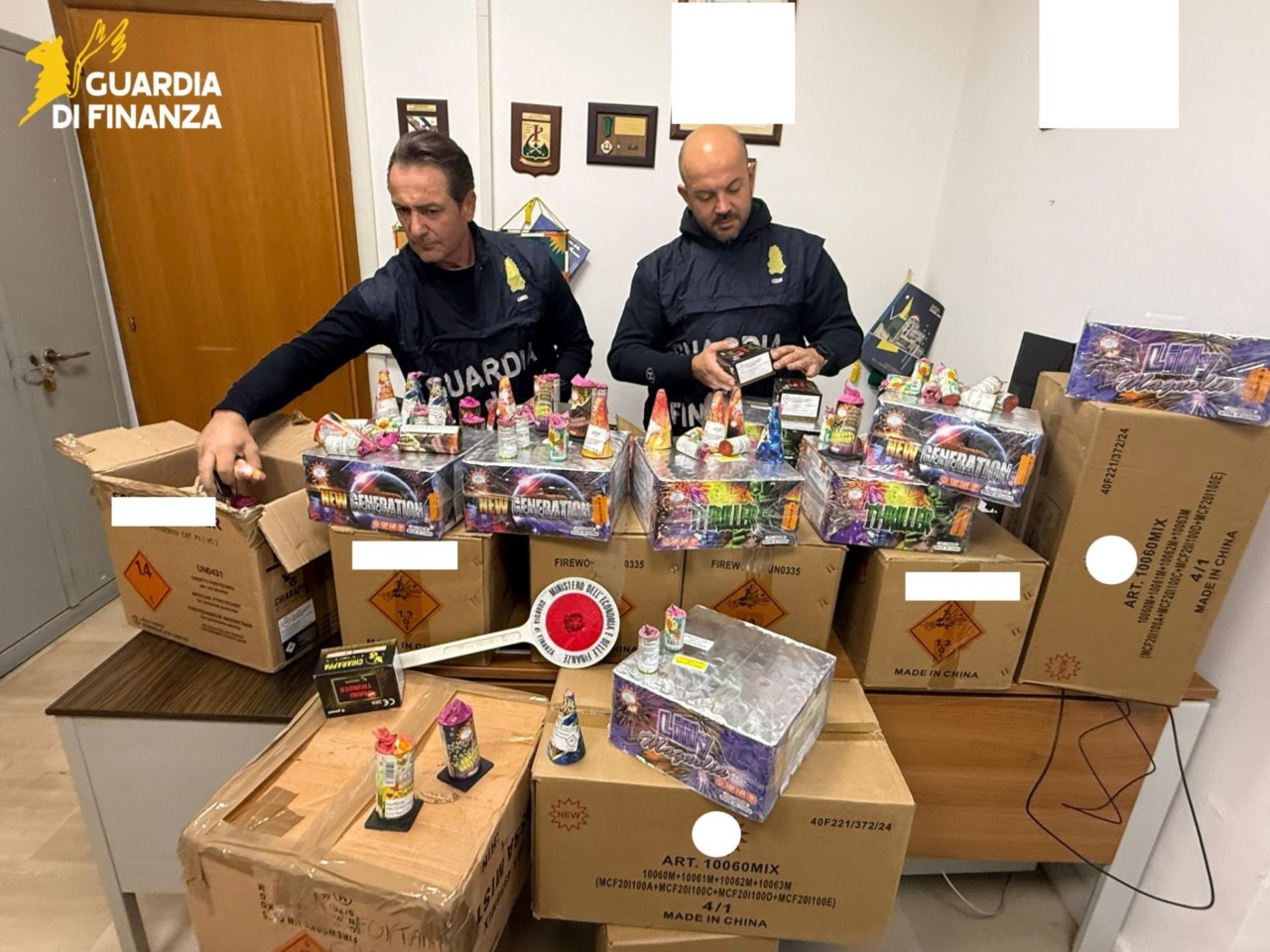 Capodanno sicuro, sequestrati due quintali di botti illegali