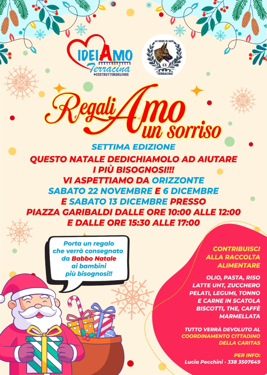 Le Orme di Jack, solidarietà di Natale con le scuole