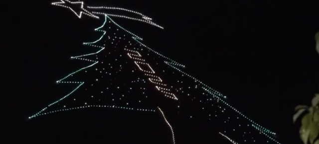 Acceso l’albero di Monte Sammucro. Nel 2002 è entrato nel guinness dei primati