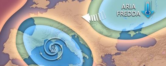 Meteo, maltempo in arrivo con pioggia e neve anche a Natale