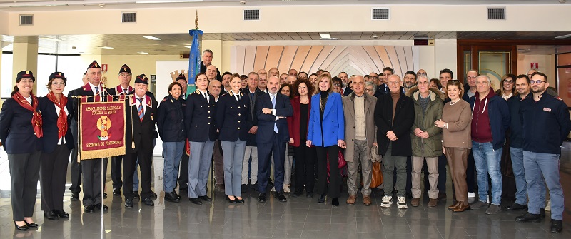 Consegnate dal Questore Stanislao Caruso le medaglie di commiato