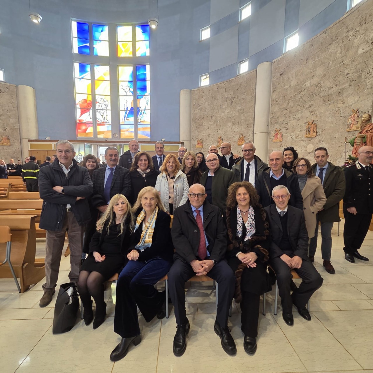 La Direzione Strategica Asl oggi alla celebrazione officiata dal Vescovo Marcianò