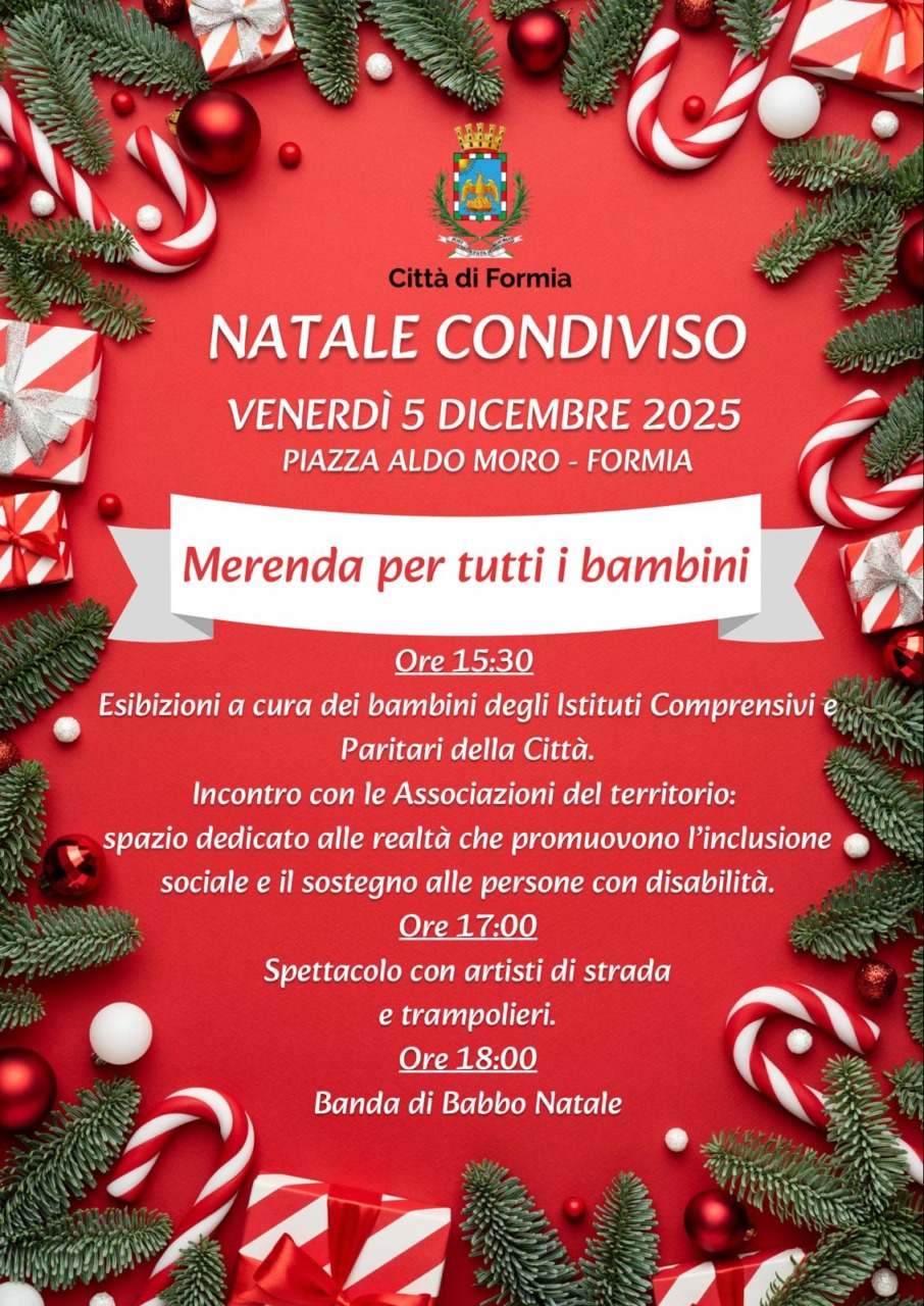 Torna il “Natale Condiviso” da venerdì 5 dicembre, dedicato ai bambini e ai ragazzi speciali