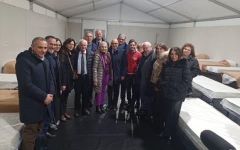 Dormitorio invernale, il sopralluogo del Sindaco