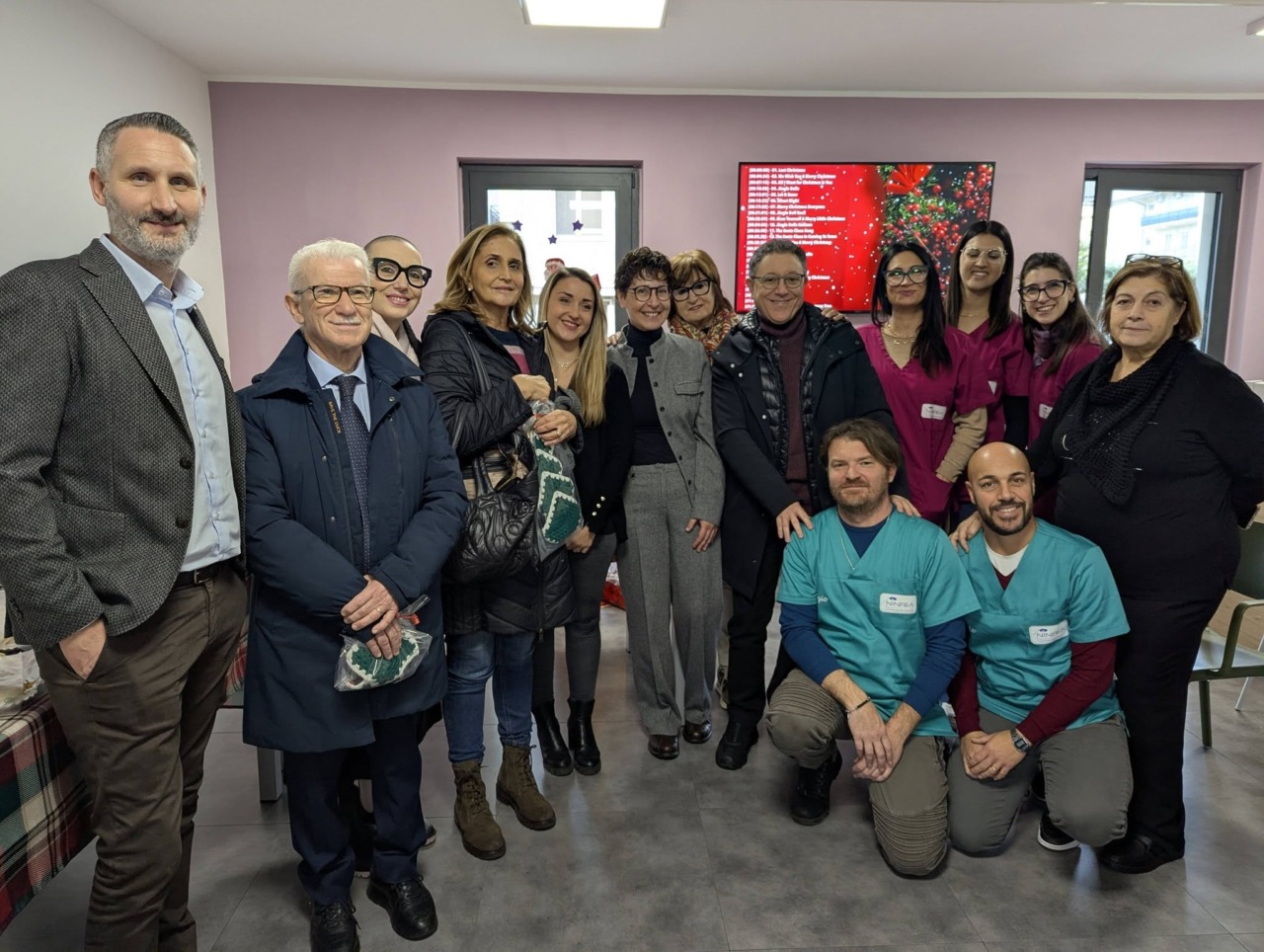 Memory Care, brindisi di Natale con il sindaco Maschietto