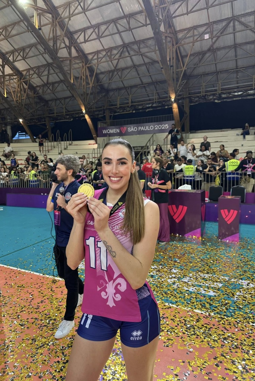 L’apriliana Giulia Mancini sul tetto del Mondo con Scandicci