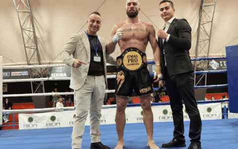 Kermesse internazionale di Kickboxing nella tensostruttura della Virtus basket