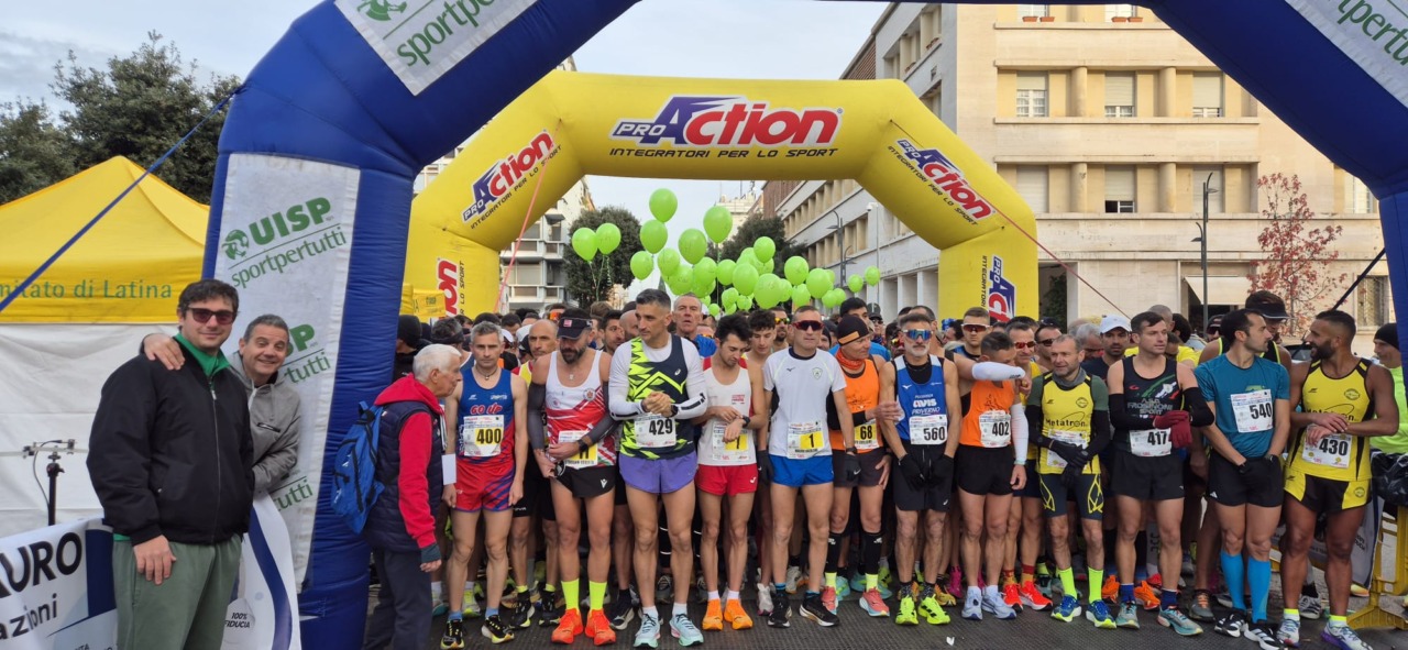Maratona di Latina, una giornata di festa