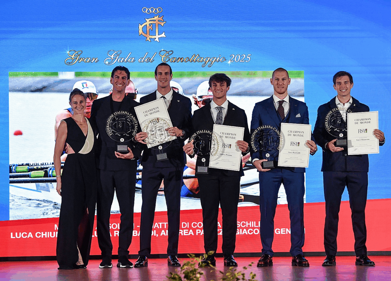 Celebrate le Eccellenze del Canotaggio. C’è anche Matteo Sartori