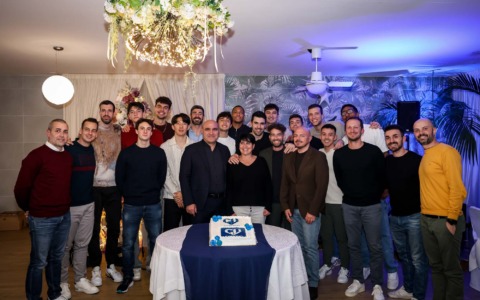 La cena di Natale del Cisterna Volley