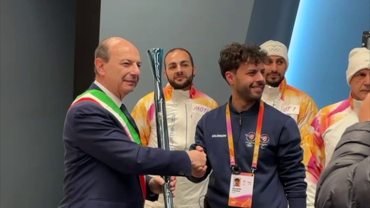 Grande emozione per il passaggio della Fiamma Olimpica